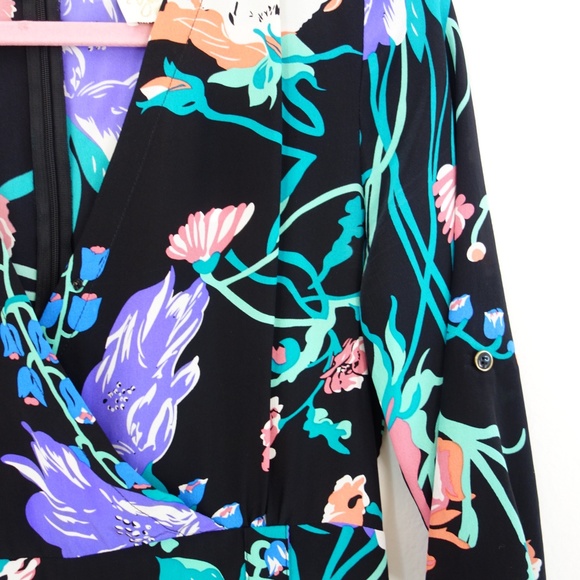 Silk Floral Romper, Size 4 - Picture 12 of 12